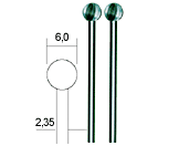 Proxxon Wolfram-Vanadium Kuglefræser Ø6 mm