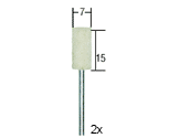 Proxxon Filtpolerstift Cylinderform 2 stk