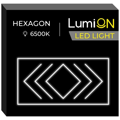 LumiOn L0-8 pile dobbeltrettet loftsbelysning LED 485x244 cm