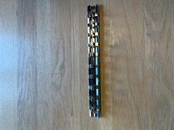 Ophængs skinne 200 mm til 10 stk toppe med 1/4" firkant