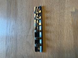 Ophængs skinne 120 mm til 6 stk toppe med 1/4" firkant