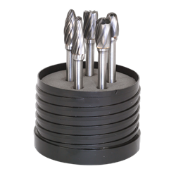 Sealey Roterende hårdmetal fræser sæt 5 stk til alu, blødt stål & plast